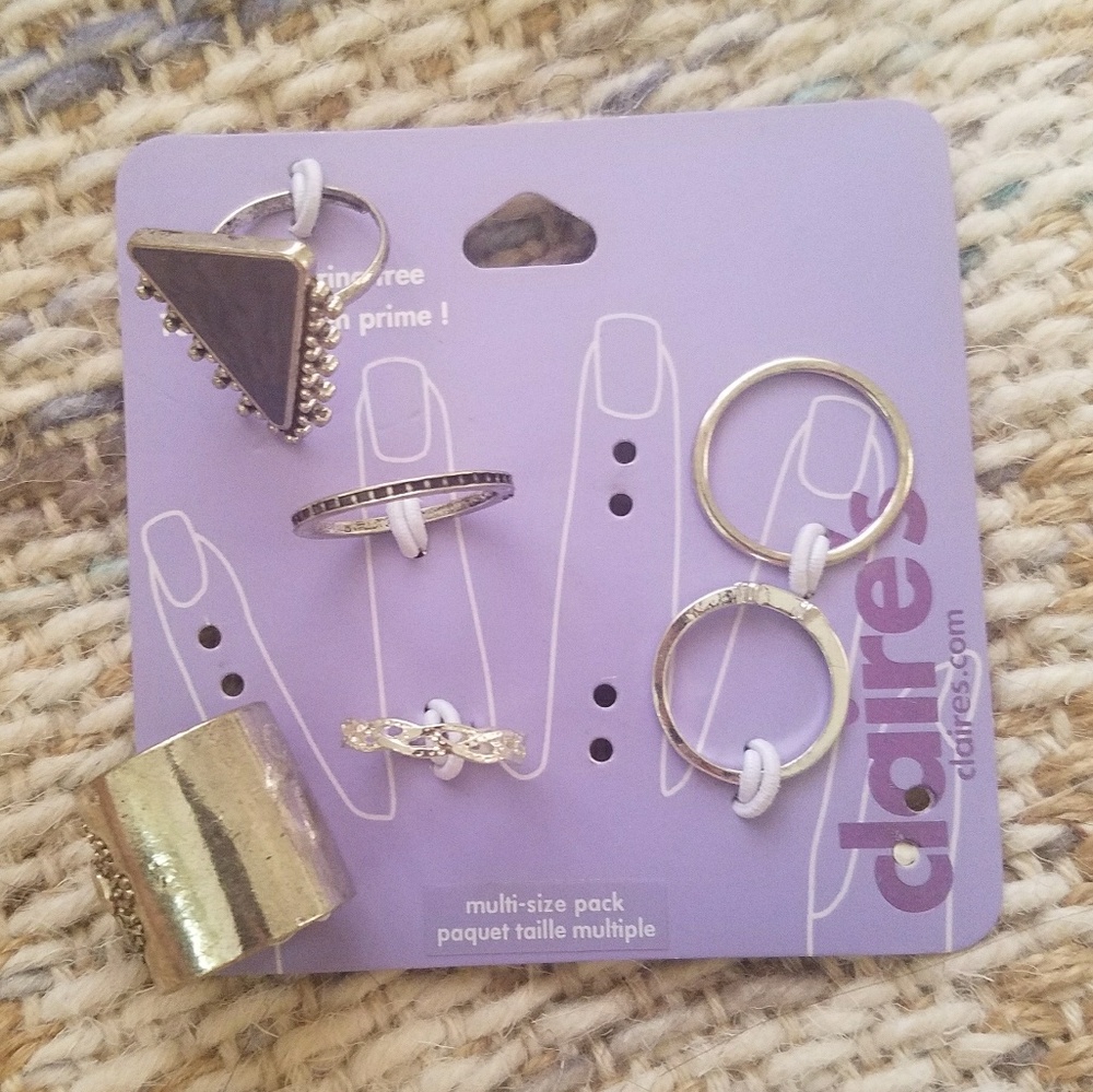 Set of 6 rings
